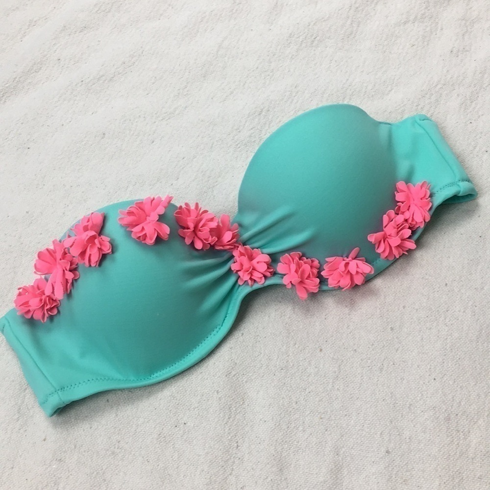 Victoria’s Secret floral Swim Bikini Top